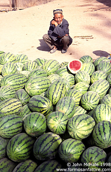Melon-seller, Kashgar Market