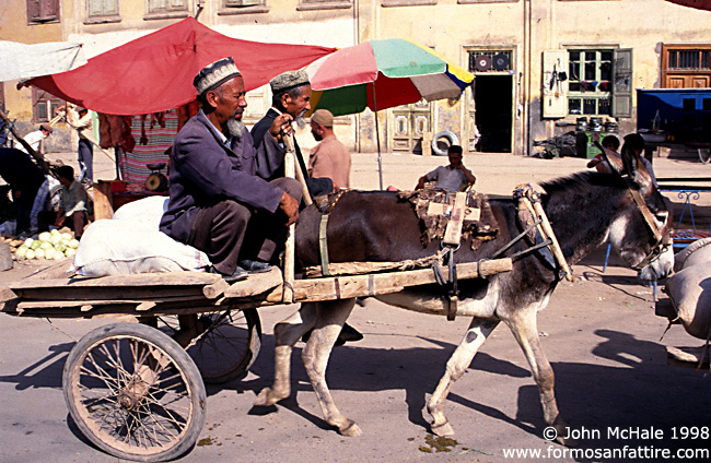 Locals on their way to Market, Kashgar